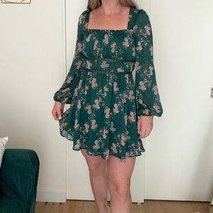Long Sleeve Floral Dress